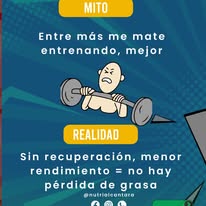 Mito sobre entrenamiento y recuperación